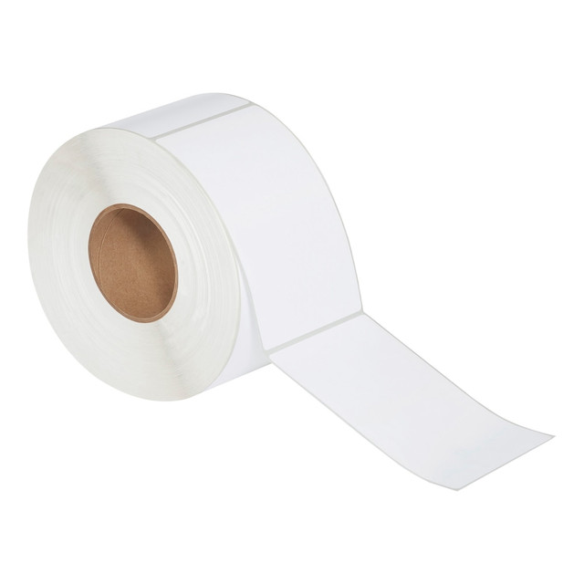B O X MANAGEMENT, INC. THL157 Partners Brand Direct Thermal Labels, THL157, Rectangle, 4in x 6-1/2in, White, Pack Of 4 Rolls B O X MANAGEMENT, INC. THL157 Partners Brand Direct Thermal Labels, THL157, Rectangle, 4in x 6-1/2in, White, Pack Of 4 Rolls