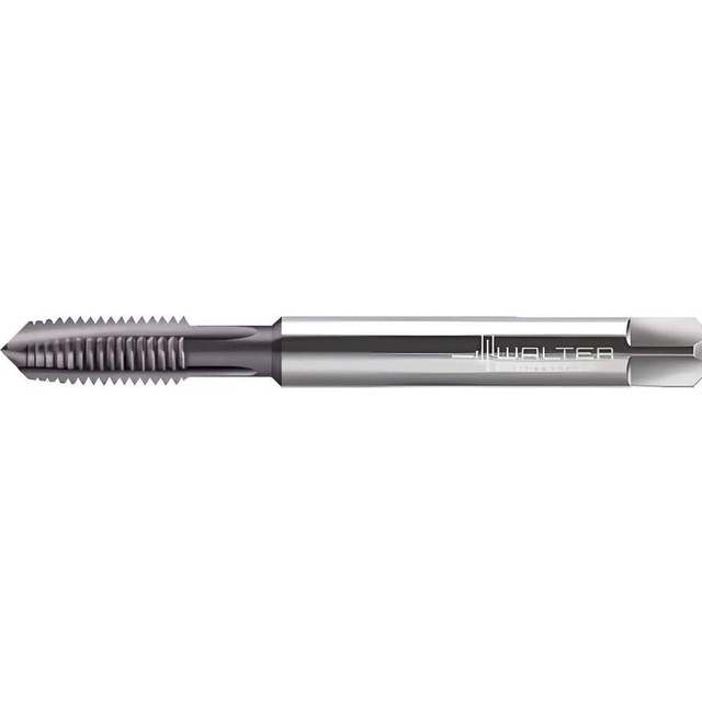 Walter-Prototyp 5664568 Spiral Point Tap: MF6x0.75 Metric Fine, 3 Flutes, Plug Chamfer, 6H Class of Fit, High-Speed Steel-E-PM, AlCrN Coated