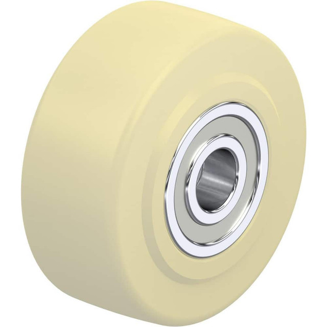 Blickle 072991 Caster Wheels; Wheel Type: Rigid; Swivel ; Load Capacity: 2755 ; Bearing Type: Ball ; Wheel Core Material: Nylon ; Wheel Material: Synthetic ; Wheel Color: Natural Beige