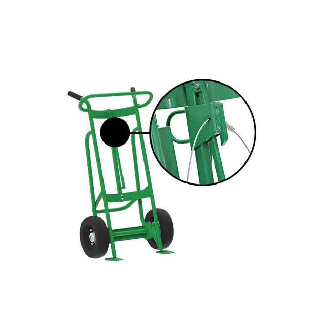 Valley Craft F82025A4C Drum & Tank Handling Equipment; Load Capacity (Lb. - 3 Decimals): 1000.000 ; Equipment Type: Drum Hand Truck ; Overall Width: 26 ; Overall Height: 52in ; Overall Depth: 20in ; Material: Steel