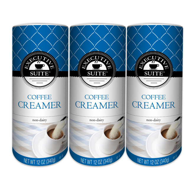 Make Executive Suite powdered creamer part of your coffee-making routine. Its made to dissolve instantly, leaving you with a deliciously smooth, rich beverage.  Powdered creamer offers a rich, creamy taste.  Dissolves quickly in most beverages.  Kosher to suit special dietary considerations.  No refrigeration required.