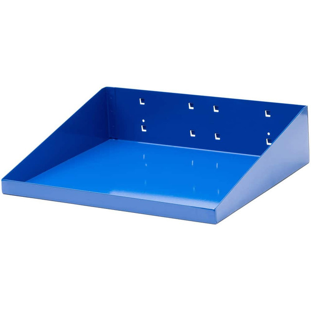Triton Products 56120-BLU Peg Board Accessories; Type: Shelf ; Material: Steel ; For Use With: LocBoard ; Rod Thickness: 0 ; Overall Length: 12.00 ; Overall Depth: 10