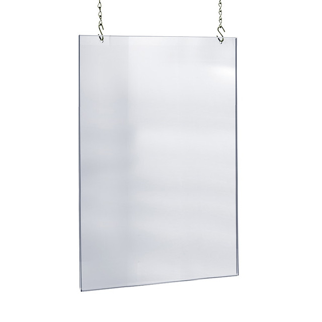 AZAR DISPLAYS 172736  Acrylic Hanging Poster Frame, 36in x 24in, Clear