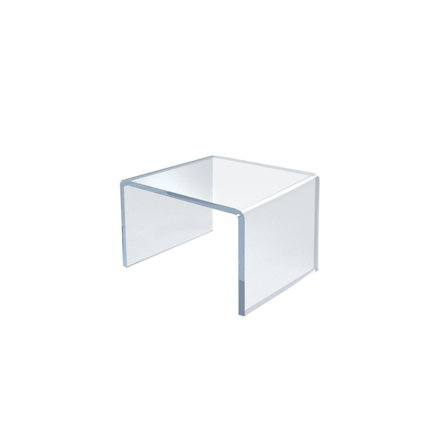 AZAR DISPLAYS 515330 Acrylic Riser Displays, 2inH x 2inW x 2inD, Clear, Pack Of 4 Risers AZAR DISPLAYS 515330 Acrylic Riser Displays, 2inH x 2inW x 2inD, Clear, Pack Of 4 Risers