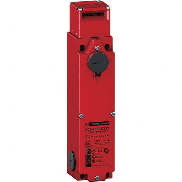 Telemecanique Sensors XCSLF3737312 NO/2NC Configuration, 24 VAC/VDC, Multiple Amp Level, Metal Key Safety Limit Switch