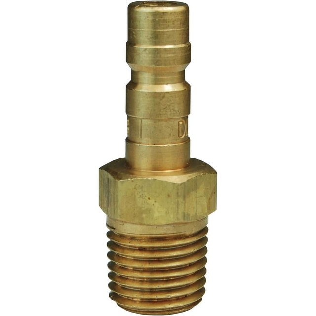 Dixon Valve & Coupling A1M1-B Pneumatic Hose Fittings & Couplings; Fitting Type: Plug ; Type: Plug ; Interchange Type: Proprietary Astronautics ; Thread Type: NPTF ; Material: Brass ; Thread Standard: Male NPT