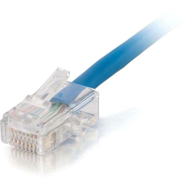 LASTAR INC. 15246 C2G Cat5e Non-Booted Plenum-Rated Unshielded (UTP) Network Patch Cable - Patch cable - RJ-45 (M) to RJ-45 (M) - 25 ft - UTP - CAT 5e - plenum - blue