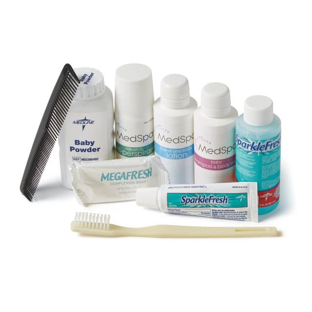 MEDLINE INDUSTRIES, INC. DYKD100COLP4A Medline Platinum Personal Care Kits, Pack Of 20 Kits MEDLINE INDUSTRIES, INC. DYKD100COLP4A Medline Platinum Personal Care Kits, Pack Of 20 Kits