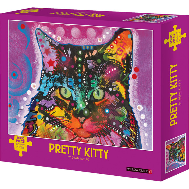 WILLOW CREEK PRESS 48857  1,000-Piece Puzzle, Pretty Kitty