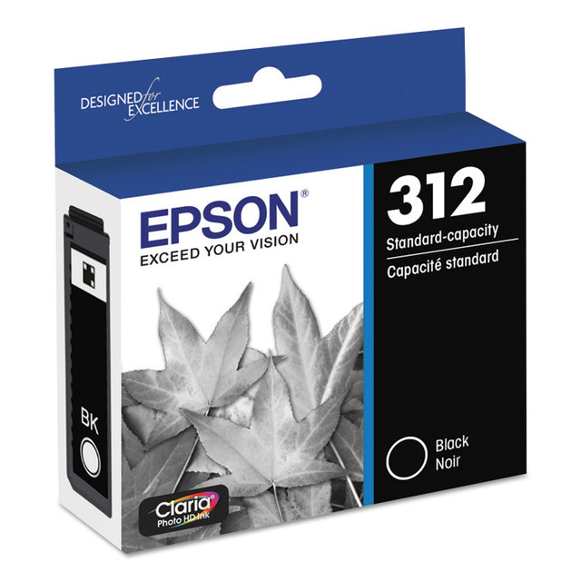 EPSON AMERICA, INC. T312120S T312120-S (312XL) Claria Ink, 240 Page-Yield, Black