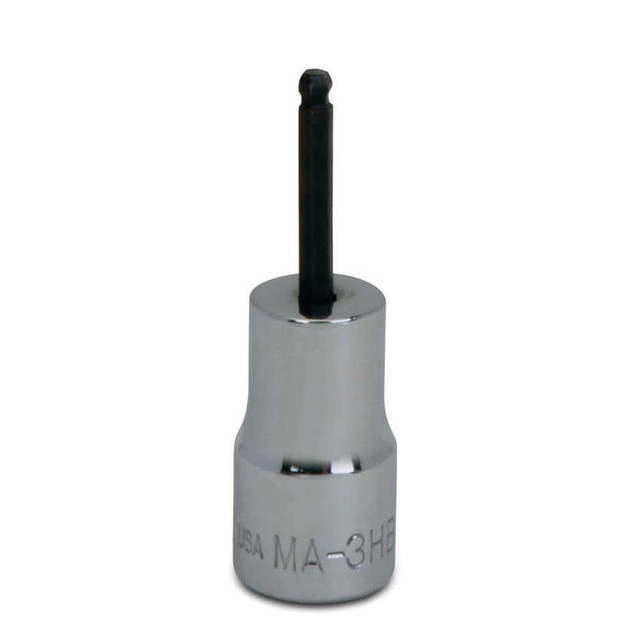 Williams JHWMA41/2HBA Hand Hex & Torx Bit Sockets; Hex Size (Inch): 9/64 ; Insulated: No ; Tether Style: Not Tether Capable ; Material: Steel ; Finish: Polished Chrome ; Overall Length (mm): 38.1