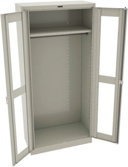 Tennsco CVD2471-LGY Wardrobe Storage Cabinet: 36" Wide, 24" Deep, 78" High