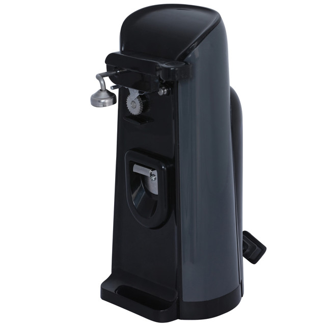 TODDYs PASTRY SHOP Brentwood 995102227M  Extra-Tall Electric Can Opener, 9-1/2in x 5-1/2in, Black