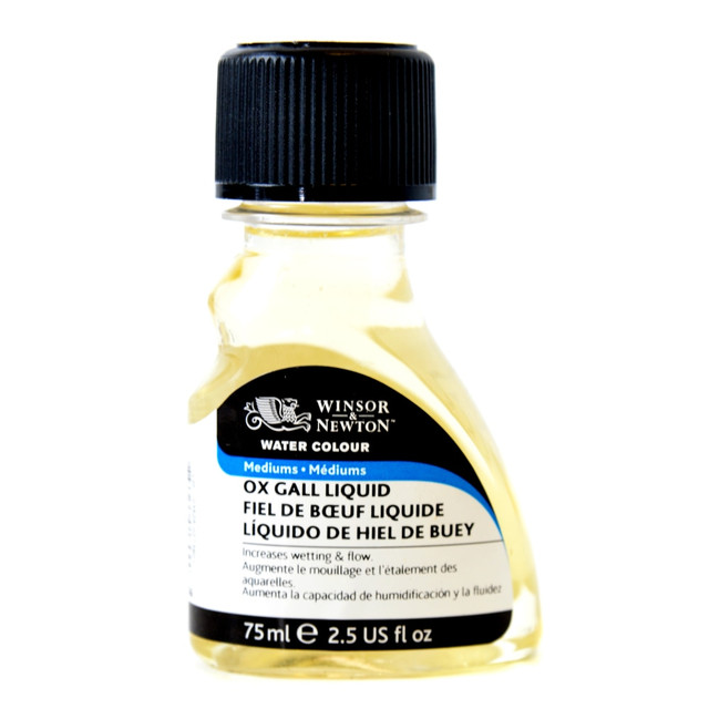 WINSOR & NEWTON Winsor &amp; Newton 3221766-2 Winsor & Newton Watercolor Ox-Gall Liquid Mediums, 75 mL, Pack Of 2