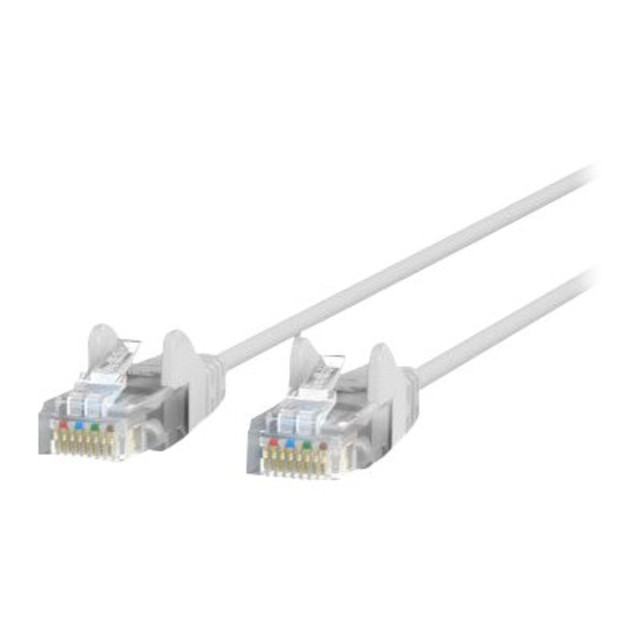 BELKIN, INC. Belkin CE001B01-WHT-S  CAT6 Slim Gigabit Snagless UTP Ethernet Cable - 1 ft Category 6 Network Cable for Network Device, Notebook, Desktop Computer, Modem, Router, Wall Outlet - First End: 1 x RJ-45 Network - Male - Second End: 1 x RJ-45