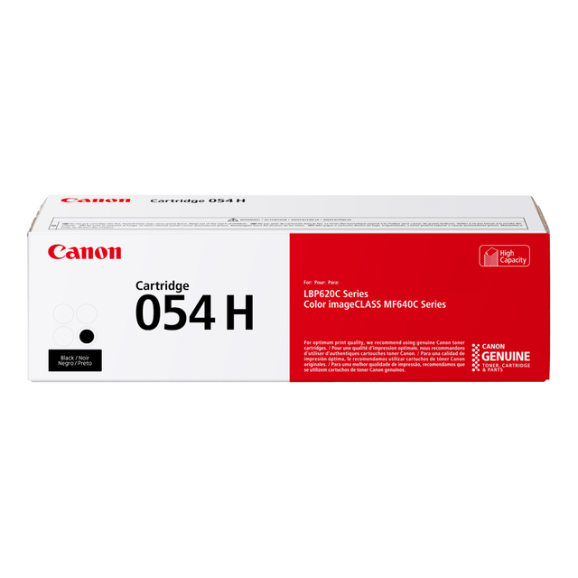 CANON USA, INC. Canon 3028C001AA  054H Black High Yield Toner Cartridge, 3028C001