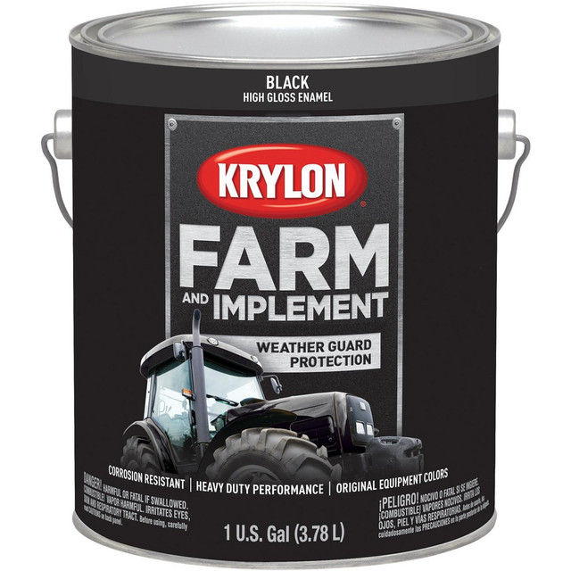 Krylon K01962008 Paints; Product Type: Brush-On ; Color Family: Black ; Color: Black ; Finish: High-Gloss ; Applicable Material: Wood; Metal ; Indoor/Outdoor: Outdoor