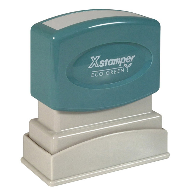 SHACHIHATA INC., (USA) 1829 Xstamper SCANNED Pre-inked Stamp, 62% Recycled, 100000 Impressions, Red