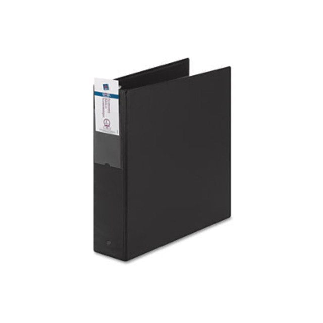 AVERY PRODUCTS CORPORATION 4501 Avery Economy 3-Ring Binder, 2in Round Rings, 50% Recycled, Black