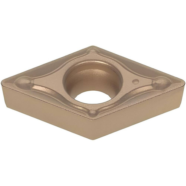 Tungaloy 6825760 Turning Inserts; Insert Style: DCMT ; Insert Size Code: 21.51 ; Insert Shape: Diamond 550 ; Included Angle: 55degree ; Inscribed Circle (Decimal Inch): 0.2500 ; Corner Radius (Decimal Inch): 0.0157