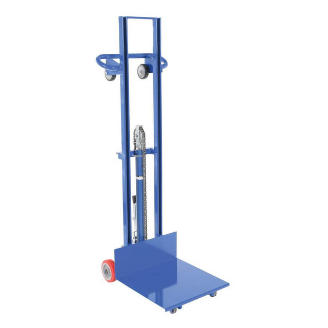 Vestil LLH-202053-FW Mobile Hand Lift Table: 500 lb Capacity, 3.13 to 51.13" Lift Height, 20" Platform Width, 20" Platform Length