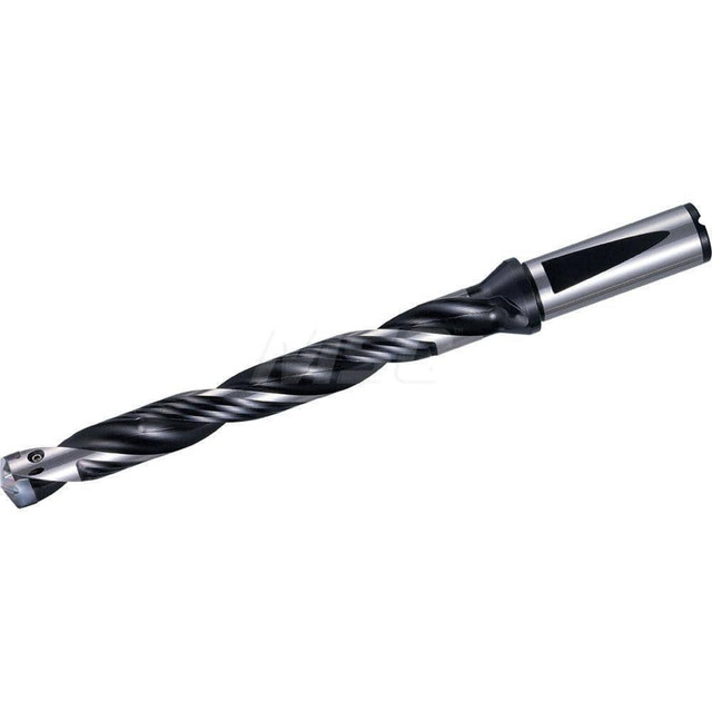 Kyocera THD11276 Replaceable-Tip Drill: 0.374 to 0.393" Dia, 3.15" Max Depth, 1/2" Flange Shank
