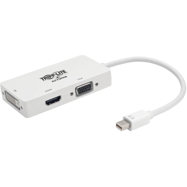 Compact design. With a length of 15.2 cm, this adapter is designed for easy transport and minimal space consumption, perfect for travel or desktop use.  Simple installation. The Plug-and-Play capability allows for immediate use without requiring any drivers or additional software, enhancing usability.  Versatile output options. This converter adapter supports VGA, DVI-D, and HDMI outputs, allowing connections to various display devices for compatibility.  Broad compatibility. This adapter is compatible with Thunderbolt ports and various display standards, making it a suitable choice for diverse multimedia setups.  High-resolution support. Capable of supporting a maximum external resolution of 1920 x 1200, this adapter ensures high-definition video output for an optimal viewing experience.