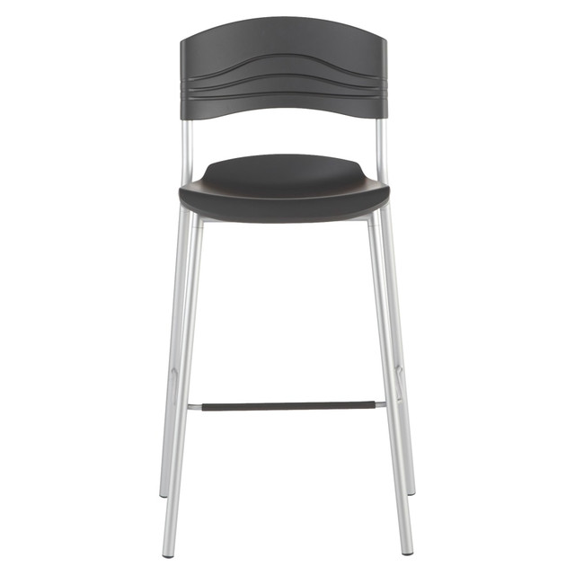 ICEBERG ENTERPRISES LLC 64527 Iceberg CafeWorks Bistro Stool, Graphite/Silver