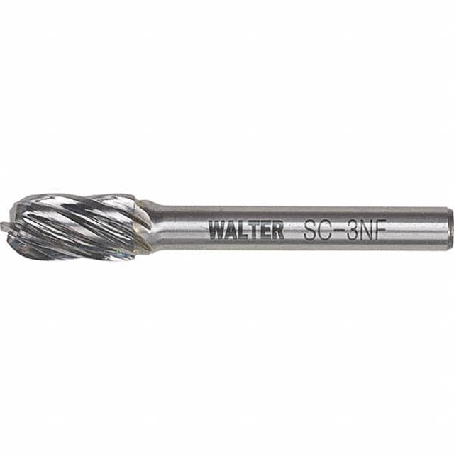 WALTER Surface Technologies 01V040 Abrasive Bur: Cylinder Ball End