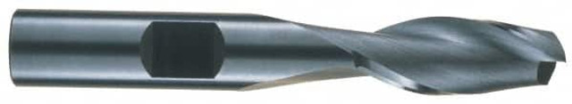 RobbJack NR-204-11.5 Square End Mill: 23/64'' Dia, 7/8'' LOC, 3/8'' Shank Dia, 2-1/2'' OAL, 2 Flutes, Solid Carbide