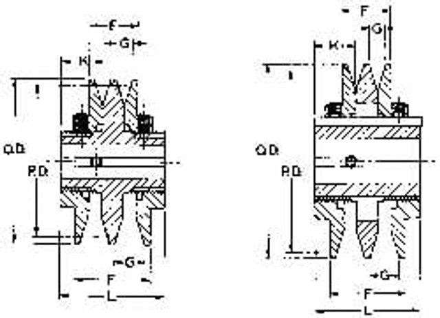 Value Collection 2VP42-1-1/8 Variable Pitched Sheaves; SheaveType: 4; Belt Section: 3L, 4L, A, 5L, B; Minimum Open Turns For 3l Belts: 0.0 in; 0.0 mm; Minimum Open Turns For 4l Or A Belts: 0.0 in; 0.0 mm; Minimum Pitch Diameter of Belt Type 3L: 2.5 m