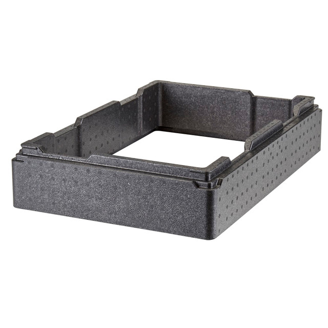 Add extra height to your GoBoxes with a Cambro GoBox Extender. The durable polypropylene design offers lasting use.  Compatible with EPP180SW, EPP180LH and EPP160SW Full-Size Top Loaders (sold separately).  Made from durable polypropylene.  Adds 4in extra height to the GoBox.  Includes 1 extender.