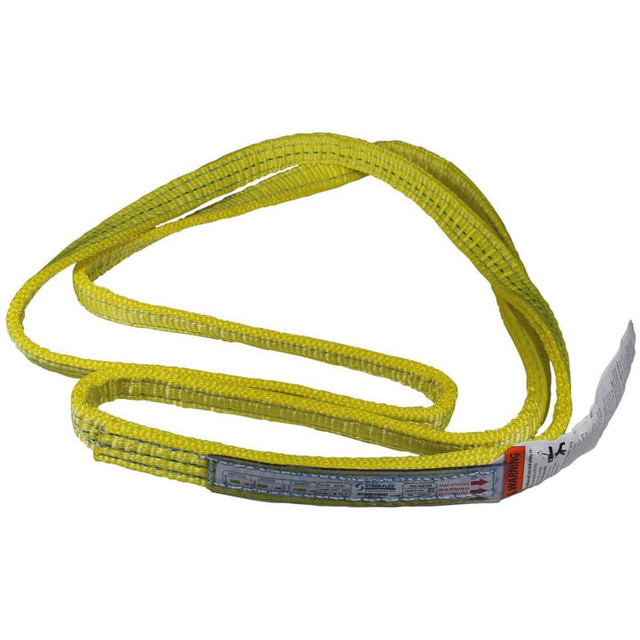 Stren-Flex EN1-901P-03 Endless Sling: 1" Wide, 3' Long, 3,200 lb Vertical, 2,500 lb Choker, 6,400 lb Basket, Polyester