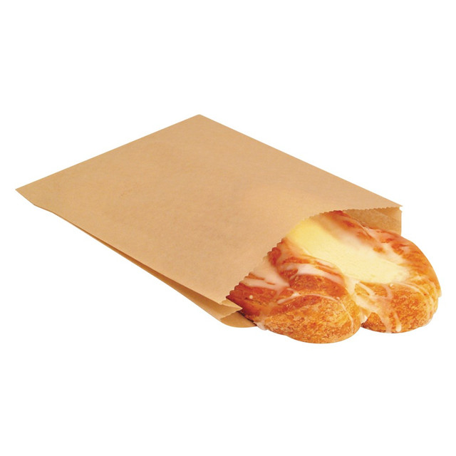 BAGCRAFT CORP. OF AMERICA BGC 300100 Bagcraft EcoCraft Grease-Resistant Sandwich Bags, 8inH x 6 1/2inW x 1inD, Natural, Carton Of 2,000 Bags BAGCRAFT CORP. OF AMERICA BGC 300100 Bagcraft EcoCraft Grease-Resistant Sandwich Bags, 8inH x 6 1/2inW x 1inD, Natural, Carton Of 2,000 Bags
