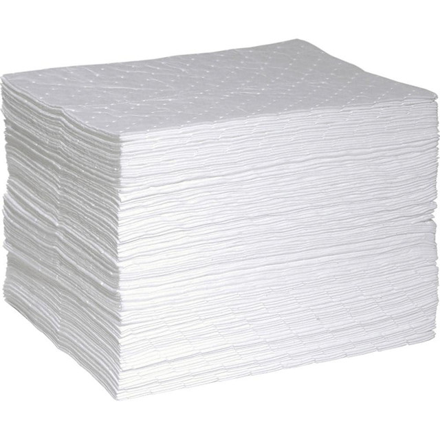 New Pig MAT800 Pads, Rolls & Mats; Product Type: Pad ; Application: Oil Only ; Overall Length (Inch): 15in ; Total Package Absorption Capacity: 26.3gal ; Material: Polypropylene ; Fluids Absorbed: Oil; Fuel; Oil Based Liquids