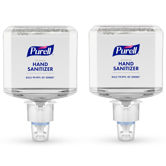GOJO INDUSTRIES INC 6453-02 PURELL Brand Advanced Foam Hand Sanitizer ES6 Refill, Clean Scent, 40.6 OZ, Pack Of 2 GOJO INDUSTRIES INC 6453-02 PURELL Brand Advanced Foam Hand Sanitizer ES6 Refill, Clean Scent, 40.6 OZ, Pack Of 2