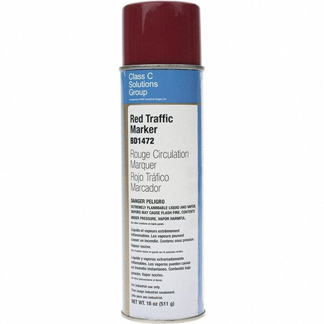 Seymour of Sycamore BD1472-1 Striping & Marking Paints & Chalks; Product Type: Marking Paint; Striping Paint ; Color Family: Red ; Color: Red ; Container Size: 20.00 oz ; Coverage: 250 ; Product Service Code: 8010