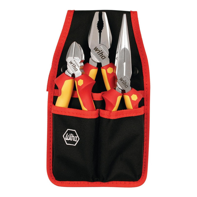 Wiha 32873 Combination Hand Tool Set: 3 Pc, Insulated Tool Set