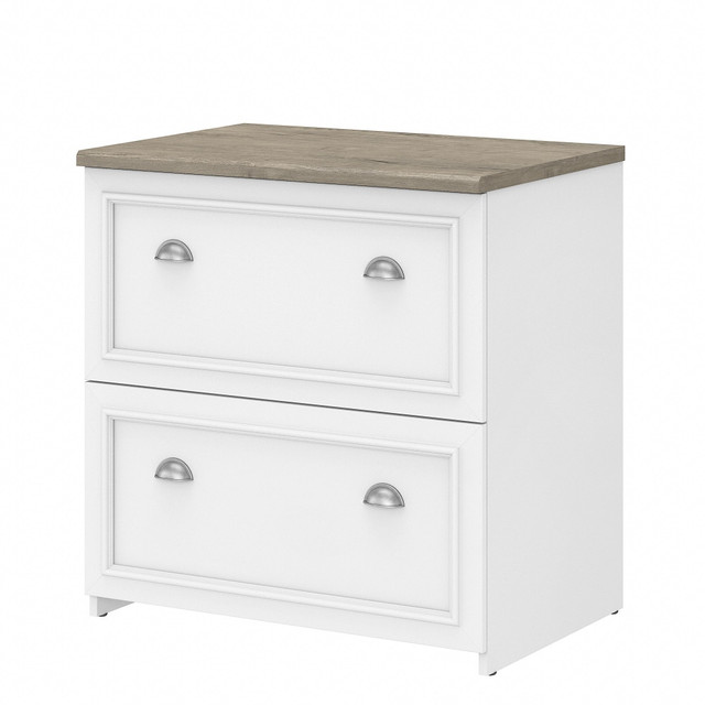 BUSH INDUSTRIES INC. WC53681-03 Bush Furniture Fairview 29-5/8inW x 20-7/8inD Lateral 2-Drawer File Cabinet, Shiplap Gray/Pure White, Standard Delivery BUSH INDUSTRIES INC. WC53681-03 Bush Furniture Fairview 29-5/8inW x 20-7/8inD Lateral 2-Drawer File Cabinet, Shiplap Gray/Pure White, Standard Delivery