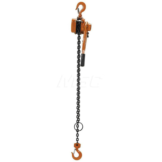 Vestil ELH-30-5 Manual Lever Hoist: 3,000 lb Working Load Limit, 5' Max Lift