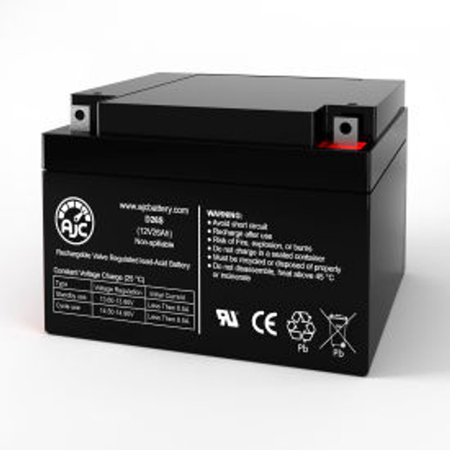 Battery Clerk LLC AJC® R&D 5392 Sealed Lead Acid Replacement Battery 26Ah 12V NB p/n AJC-D26S-A-0-170602