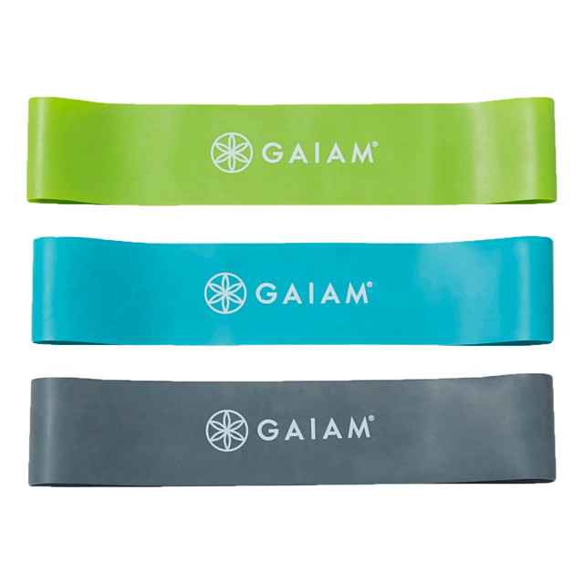 GAIAM 05-63404  Restore Mini Resistance Band Kit, Multicolor