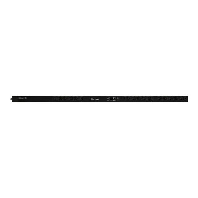 CYBERPOWERPC PDU41104 CyberPower Switched Series PDU41104 - Power distribution unit (rack-mountable) - AC 200-240 V - 1-phase - Ethernet, serial - input: NEMA L6-20P - output connectors: 24 (3 x IEC 60320 C19, 21 x IEC 60320 C13) - 0U - 10 ft cord