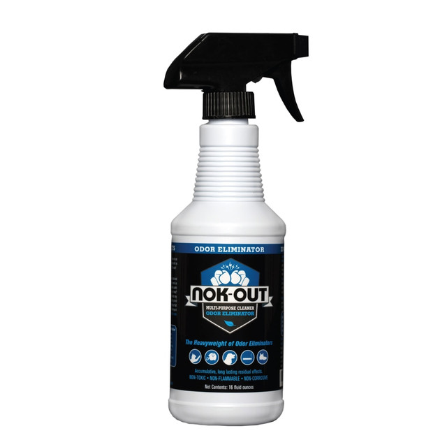 GLOBAL ENVIRONMENTAL RESTORATION, INC. NO-16-12 NOK OUT Pet Deodorizer And Cleaning Spray, 16 Oz GLOBAL ENVIRONMENTAL RESTORATION, INC. NO-16-12 NOK OUT Pet Deodorizer And Cleaning Spray, 16 Oz