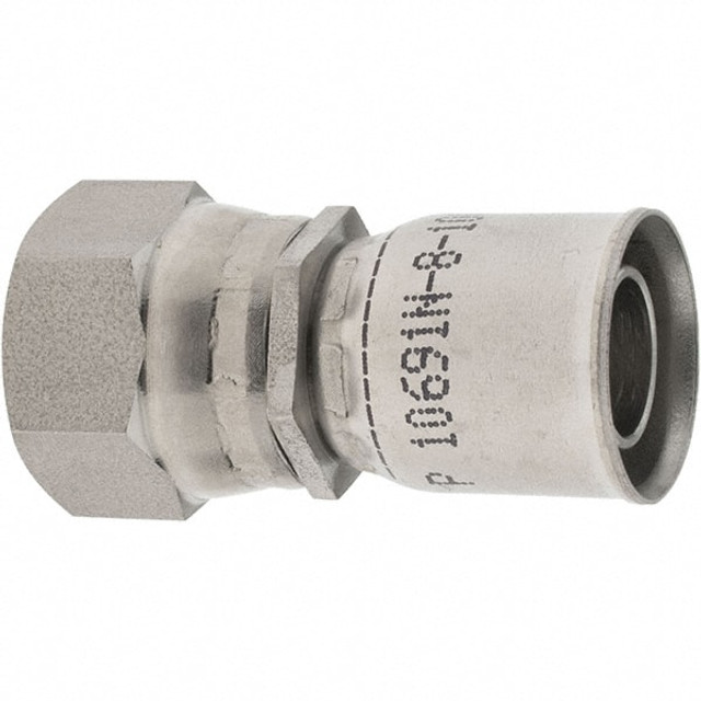 Parker PX-00268 Hydraulic Hose Straight Female JIC 37 ° Swivel Fitting: 0.5" ID, 10 mm, 3/4-16