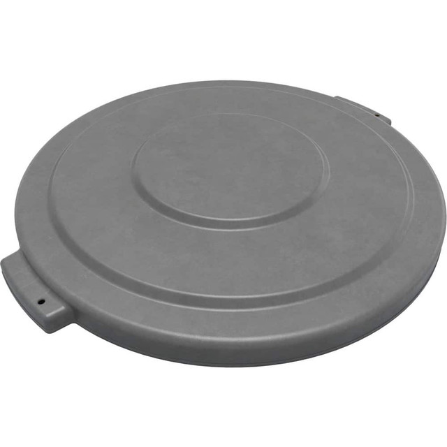 Carlisle 84103323 Trash Can & Recycling Container Lids; Lid Type: Flat ; Lid Shape: Round ; Container Shape: Round ; Compatible Container Capacity: 32 Gallon ; Color: Gray ; Material: HDPE