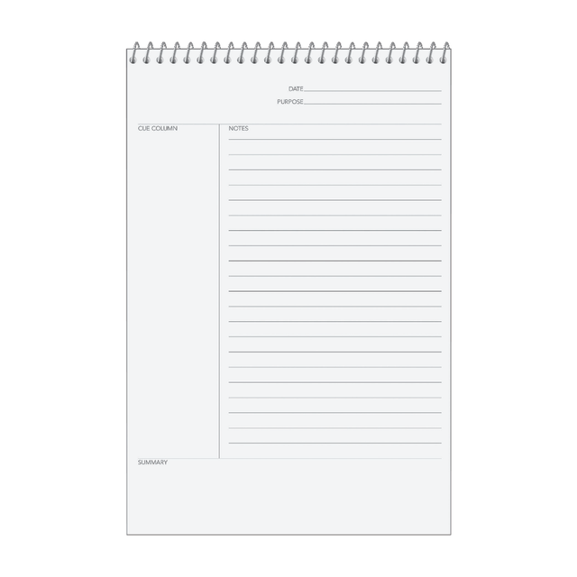 TOPS BUSINESS FORMS TOPS 90222  Idea Collective Steno Book, 6in x 9in, 80 Sheets, White