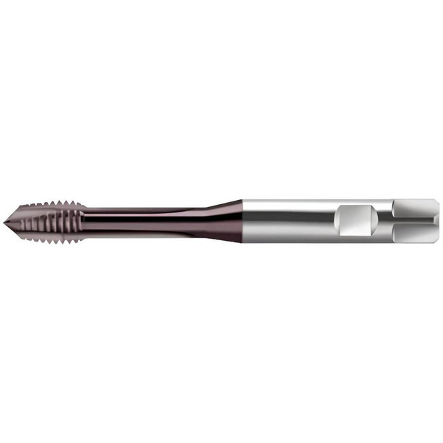 Walter-Prototyp 5101752 Spiral Point Tap: MF12x1.5 Metric Fine, 3 Flutes, Plug Chamfer, 6H Class of Fit, High-Speed Steel-E, THL Coated