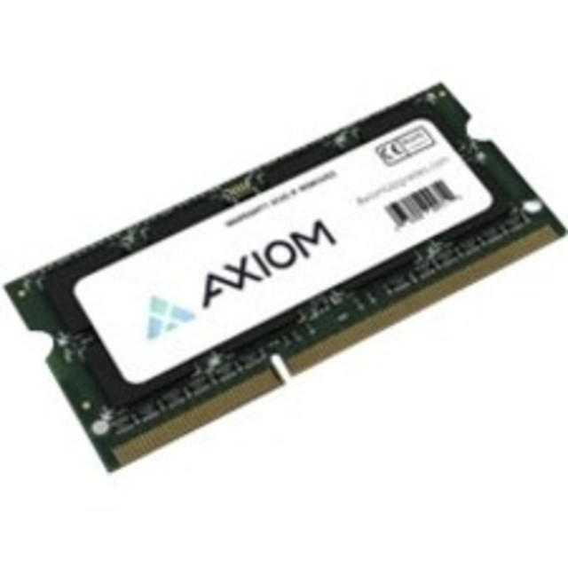 AXIOM MEMORY SOLUTIONS AX31333S9Y/4L Axiom 4GB DDR3-1333 Low Voltage SODIMM - AX31333S9Y/4L - 4 GB - DDR3 SDRAM - 1333 MHz DDR3-1333/PC3-10600 - 1.35 V - ECC - Registered - 204-pin - SoDIMM