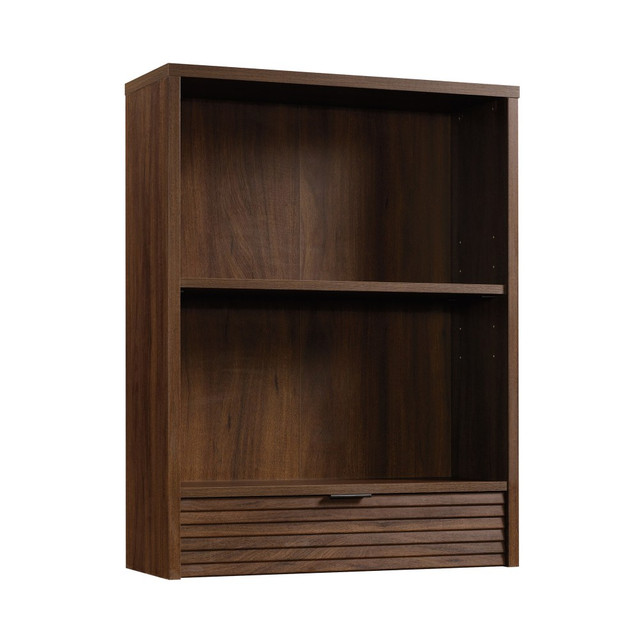 SAUDER WOODWORKING CO. 426910 Sauder Englewood 26inH Hutch For Library Base, Spiced Mahogany SAUDER WOODWORKING CO. 426910 Sauder Englewood 26inH Hutch For Library Base, Spiced Mahogany